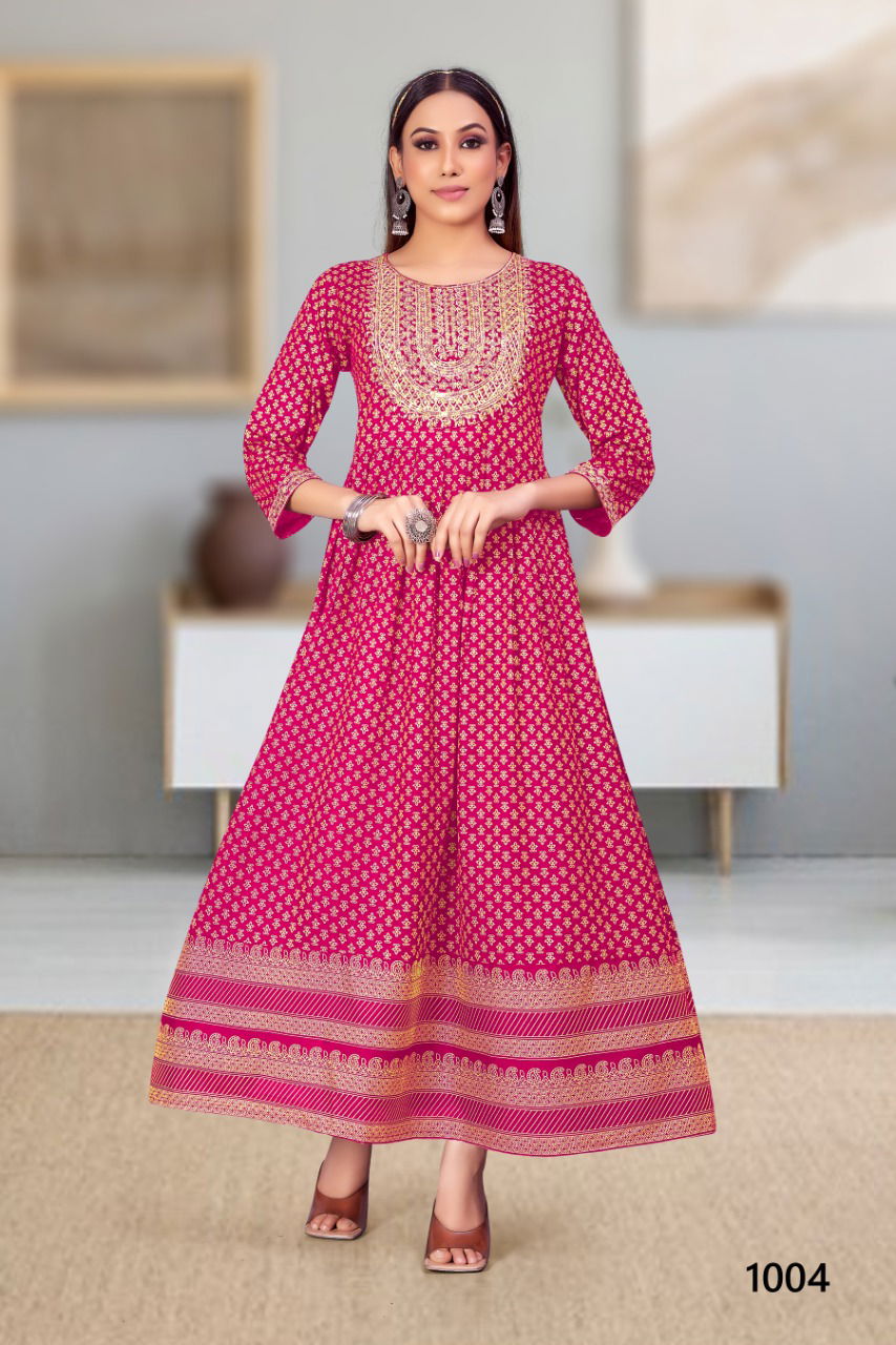 Jinesh Nx Mitali Fancy Wear Wholesale Anarkali Kurti Catalog
